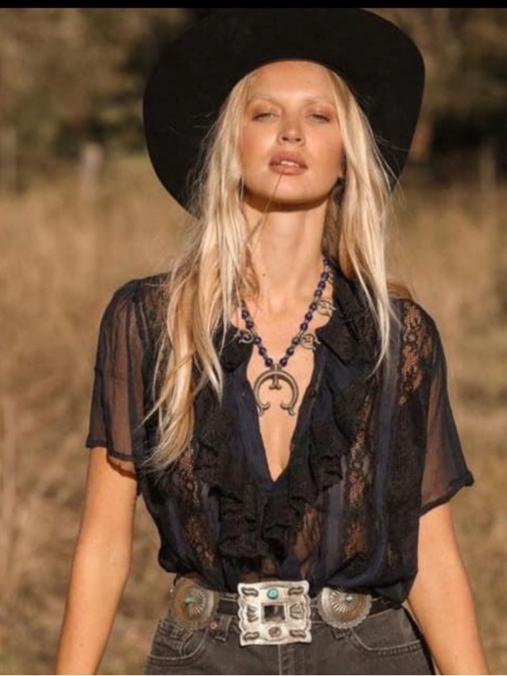 ISO Fly Like An Eagle Silk Chiffon Blouse